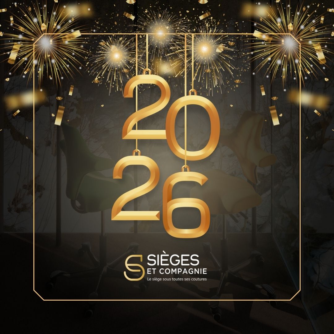 Sièges et Compagnie vous souhaite de très belles fêtes et une excellente année 2026 !