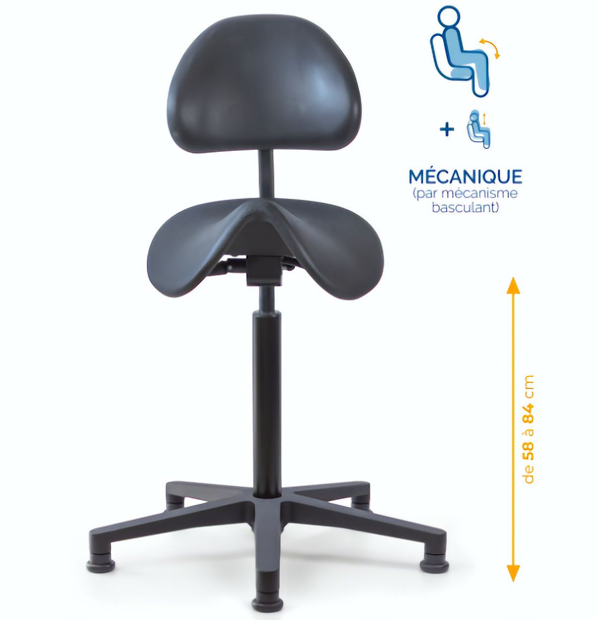 Chaise polyuréthane, Chaise atelier polyuréthane, chaise pour atelier polyuréthane, siège pour atelier, siège atelier polyuréthane, mobilier de bureau, Besançon