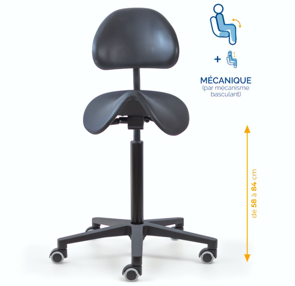 Chaise polyuréthane, Chaise atelier polyuréthane, chaise pour atelier polyuréthane, siège pour atelier, siège atelier polyuréthane, mobilier de bureau, Besançon