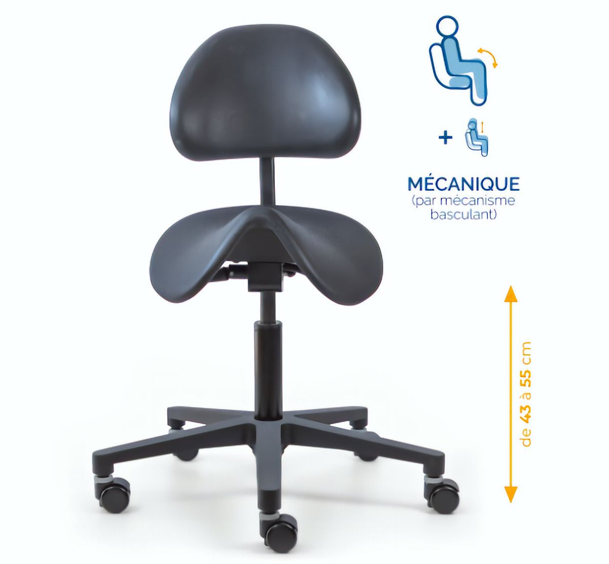 Chaise polyuréthane, Chaise atelier polyuréthane, chaise pour atelier polyuréthane, siège pour atelier, siège atelier polyuréthane, mobilier de bureau, Besançon