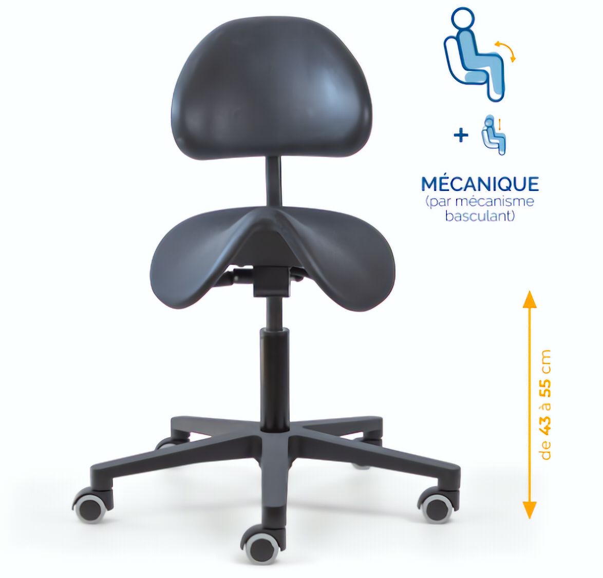Chaise polyuréthane, Chaise atelier polyuréthane, chaise pour atelier polyuréthane, siège pour atelier, siège atelier polyuréthane, mobilier de bureau, Besançon