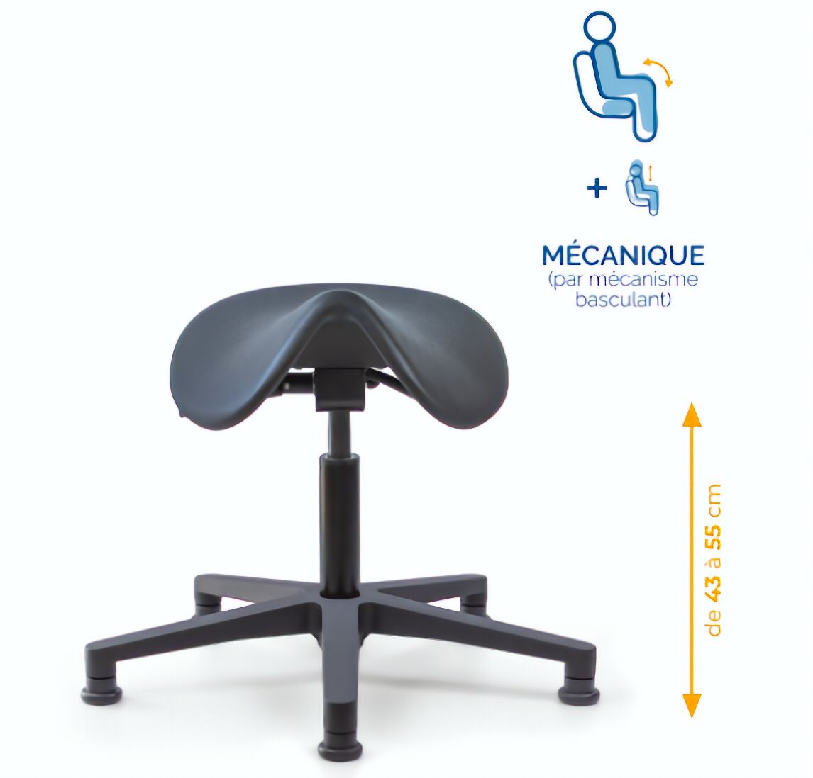 Chaise polyuréthane, Chaise atelier polyuréthane, chaise pour atelier polyuréthane, siège pour atelier, siège atelier polyuréthane, mobilier de bureau, Besançon