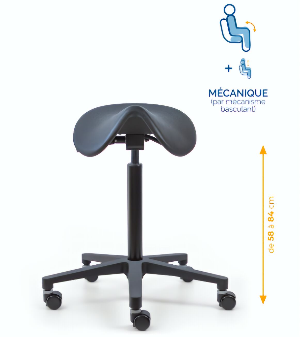 Chaise polyuréthane, Chaise atelier polyuréthane, chaise pour atelier polyuréthane, siège pour atelier, siège atelier polyuréthane, mobilier de bureau, Besançon