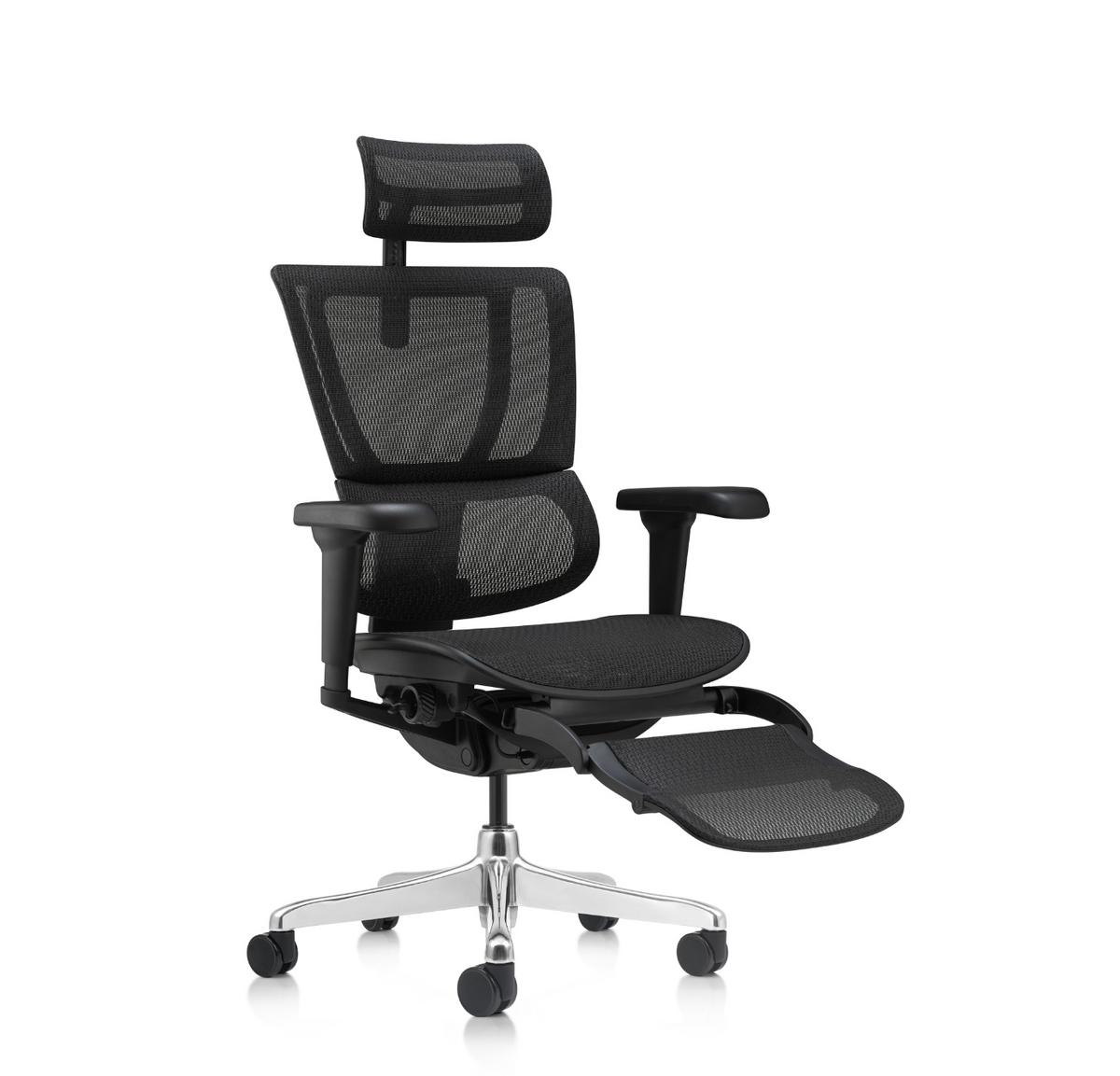 Fauteuil Ergonomique Mirus + Repose-jambes